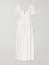 Calliope embroidered cotton midi dress