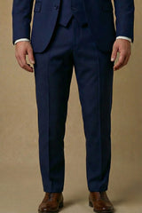 Men’s Three-Piece Wedding Guest Suit – Tailored Slim Fit Jacket, Waistcoat and Trousers for Formal Celebrations