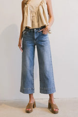 Torry Cropped Wide Leg Jeans FINAL SALE