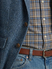Men’s Tailored Blazer – Notched Lapel Design with Front Button Closure