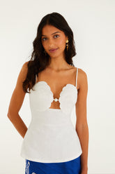 Off-White 3d Shell Peplum Blouse