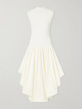 Venetia satin midi dress