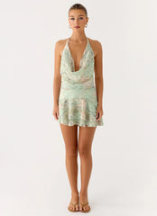 When I Move Mini Dress - Mystic Paisley