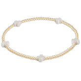 Signature Cross Small 2mm Gold Bracelet