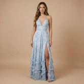 Celeste Ruffle Maxi Dress