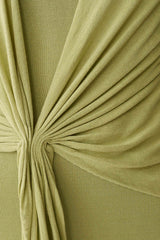 Cindylou Halter Knit Maxi Dress - Light Olive