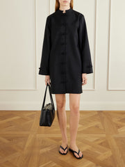 Wool and mohair-blend midi dress