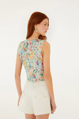 Multicolor Rendeira 3d  Vest