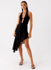 Clean Slate Midi Dress - Black