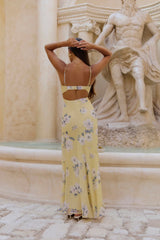 Sundown Escapades Maxi Dress Yellow
